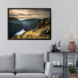 Obraz w ramie Górski krajobraz w Tatrzańskim PN, Zakopane