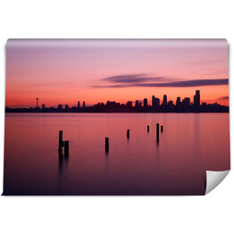 Fototapeta winylowa zmywalna Wschód słońca nad Seattle