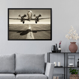 Obraz w ramie Start samolotu