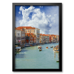 Obraz w ramie Wielki Kanał w Wenecji we Włoszech