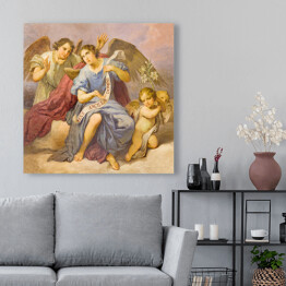 Obraz na płótnie Fresk w kościele - aniołowie - Rzym, Włochy