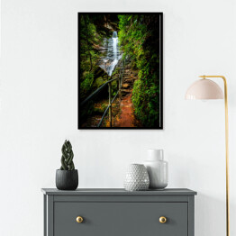 Plakat w ramie Wodospady w Blue Mountains National Park