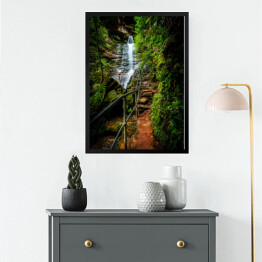 Obraz w ramie Wodospady w Blue Mountains National Park