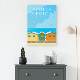 Obraz na płótnie Podróżnicza ilustracja - Południowa Afryka