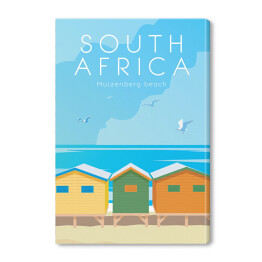 Obraz na płótnie Podróżnicza ilustracja - Południowa Afryka