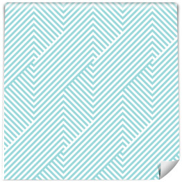 Tapeta samoprzylepna w rolce Niebieskie rownoległe linie na białym tle