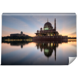 Fototapeta Meczet Putra w czasie wschodu słońca