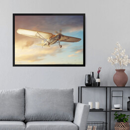 Obraz w ramie Stary samolot