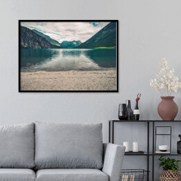 Plakat w ramie Jezioro w Norwegii