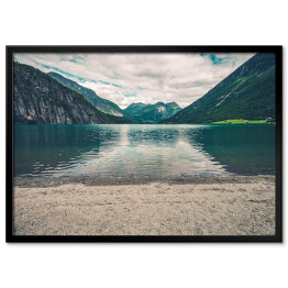 Plakat w ramie Jezioro w Norwegii