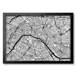 Mapa miasta Paryża