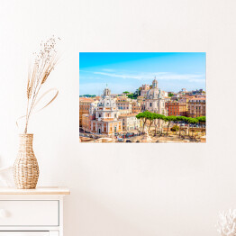 Plakat samoprzylepny Wieczne miasto Rzym, Włochy