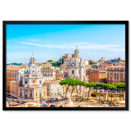 Plakat w ramie Wieczne miasto Rzym, Włochy