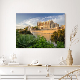 Obraz na płótnie Katedra Santa Maria Palma de Mallorca, Hiszpania
