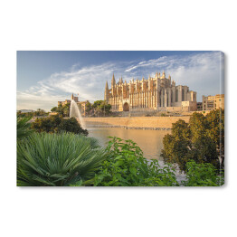 Obraz na płótnie Katedra Santa Maria Palma de Mallorca, Hiszpania