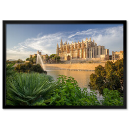 Plakat w ramie Katedra Santa Maria Palma de Mallorca, Hiszpania