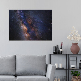Plakat samoprzylepny Centrum galaktyki Drogi Mlecznej
