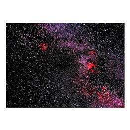 Plakat samoprzylepny Niebo z dużą ilością gwiazd