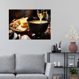 Tradycyjne szwajcarskie serowe fondue