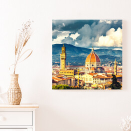 Obraz na płótnie Widok na katedrę Duomo (Santa Maria del Fiore) we Florencji