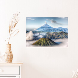 Plakat samoprzylepny Góra Bromo, Java