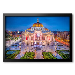 Obraz w ramie Palacio de Bellas Artes w Meksyku 