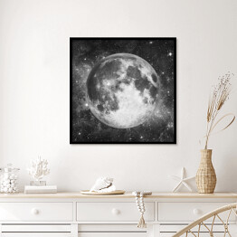 Plakat w ramie Księżyc
