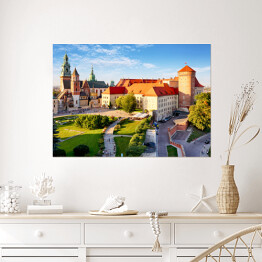 Plakat samoprzylepny Kraków - Zamek na Wawelu w dzień