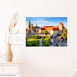 Plakat samoprzylepny Kraków - Zamek na Wawelu w dzień