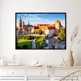 Plakat w ramie Kraków - Zamek na Wawelu w dzień