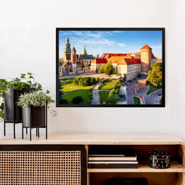 Obraz w ramie Kraków - Zamek na Wawelu w dzień