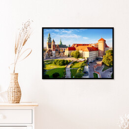 Plakat w ramie Kraków - Zamek na Wawelu w dzień