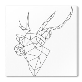 Obraz na płótnie Abstrakcyjny jeleń