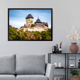 Obraz w ramie Czeski Zamek Królewski Karlsztejn