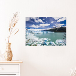Plakat Lodowiec Perito Moreno z jeziorem