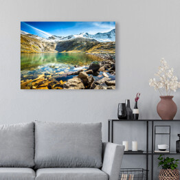 Obraz na płótnie Jezioro w Zillertal w Austrii