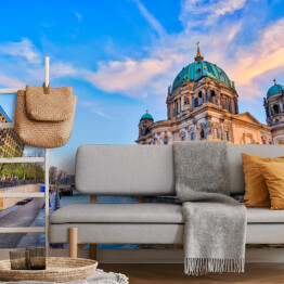 Fototapeta samoprzylepna Ładny niebo nad Berlińską katedrą 