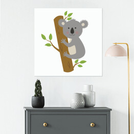 Plakat samoprzylepny Ilustracja - bajkowy koala 