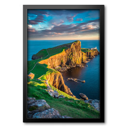 Obraz w ramie Zmierzch na wyspie Skye, Szkocja