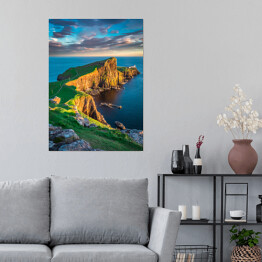 Plakat samoprzylepny Zmierzch na wyspie Skye, Szkocja