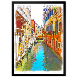 Plakat w ramie Wenecja