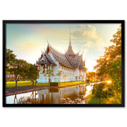 Plakat w ramie Sanphet Prasat Palace w Tajlandii