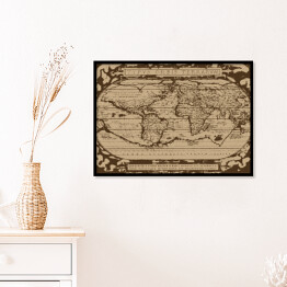 Stara mapa świata