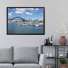 Obraz w ramie Panorama Sydney, Australia 