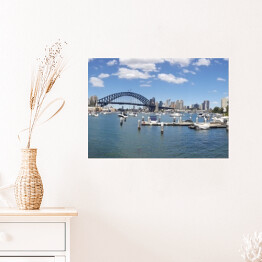 Plakat samoprzylepny Panorama Sydney, Australia 