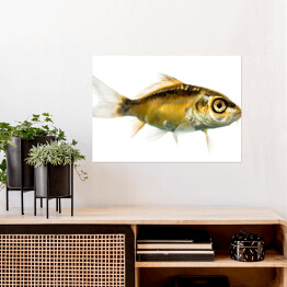 Plakat Boczny widok - duża ryba ze złotym okiem