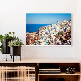 Obraz na płótnie Zabytkowy styl greckiej wyspy Santorini.