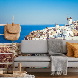 Fototapeta samoprzylepna Zabytkowy styl greckiej wyspy Santorini.
