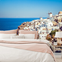 Fototapeta samoprzylepna Zabytkowy styl greckiej wyspy Santorini.