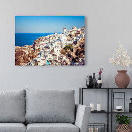 Obraz na płótnie Zabytkowy styl greckiej wyspy Santorini.